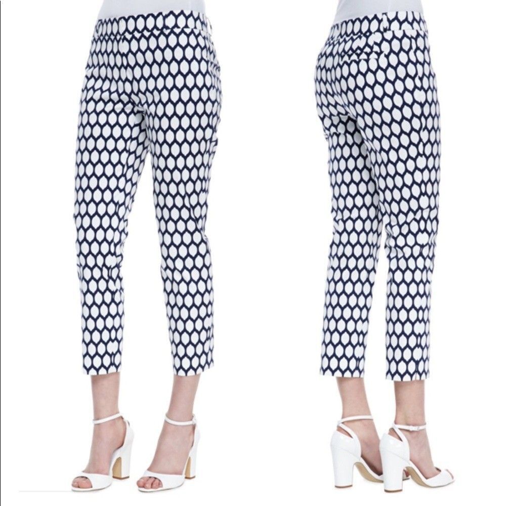 Kate Spade Jackie Lemon Print Pants 2 Euro Summer Quiet Luxury Twee Amalfi Coast